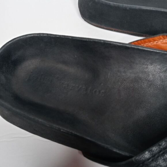 John Varvatos black sandals size 13